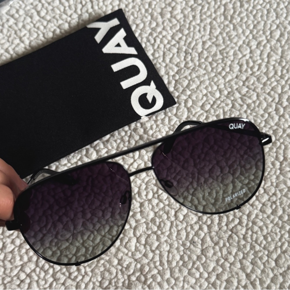 Quay Australia Black Gradient Sunglasses